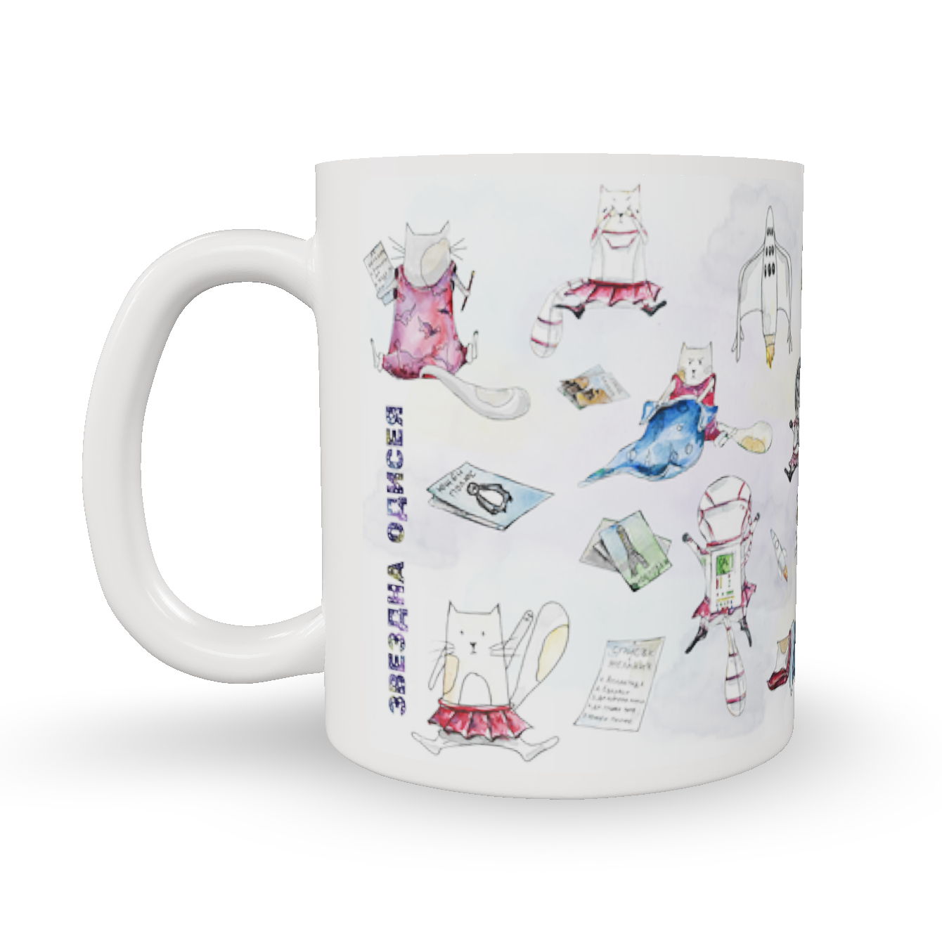 Чаша коте Ая с име - Image 4