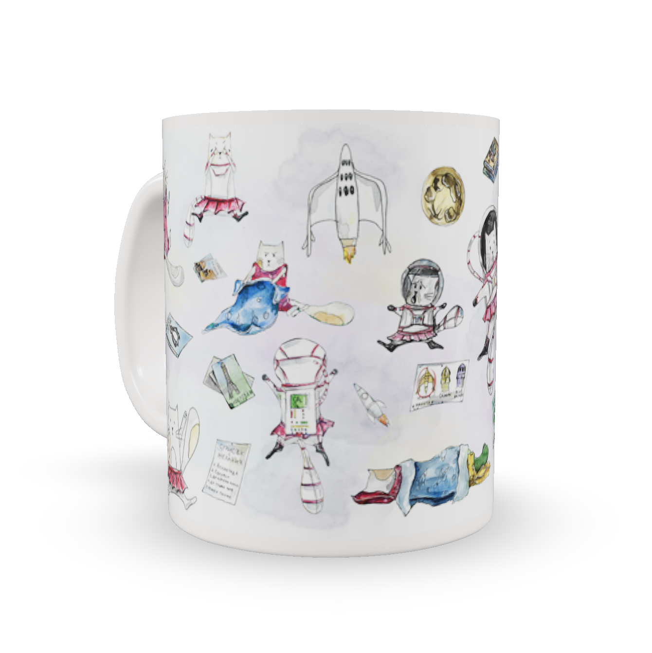 Чаша коте Ая с име - Image 3