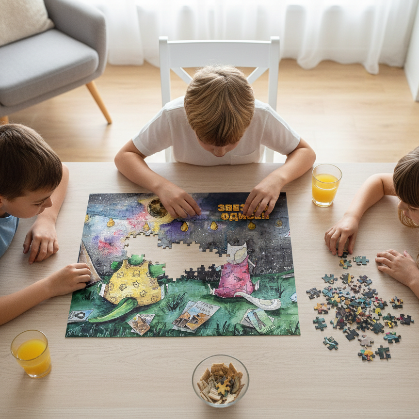 Пъзел - Кацане на Луната - 120 | 500 | 1000 части - Image 2